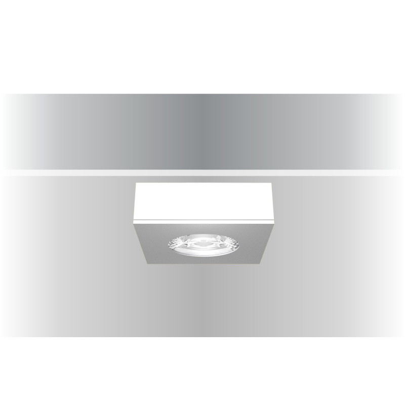 Synergy 21 LED Deckeneinbauspot Helios schwarz, quadratisch, Aufputzrahmen Synergy 21 LED - Artmar Electronic & Security AG 