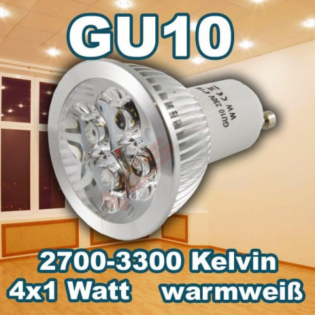 Synergy 21 LED Retrofit GU10 4x1W ww Synergy 21 LED - Artmar Electronic & Security AG