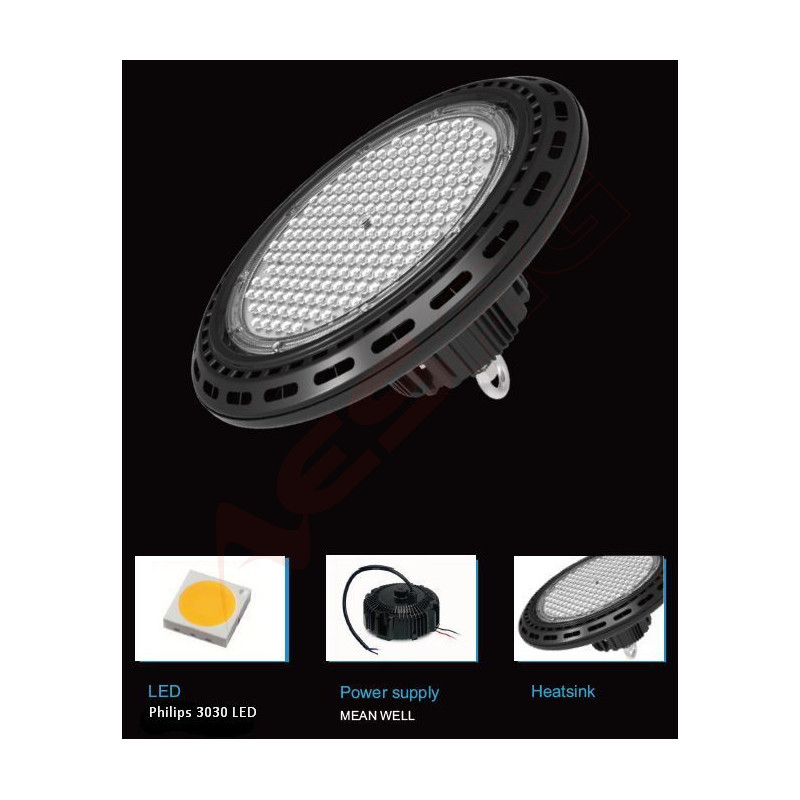 Synergy 21 LED spot pendant light UFO 200W for industry/warehouses cw 60° Synergy 21 LED - Artmar Electronic & Security AG