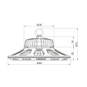 Synergy 21 LED Spot Pendelleuchte UFO 200W für Industrie/Lagerhallen cw 90° Synergy 21 LED - Artmar Electronic & Security AG 