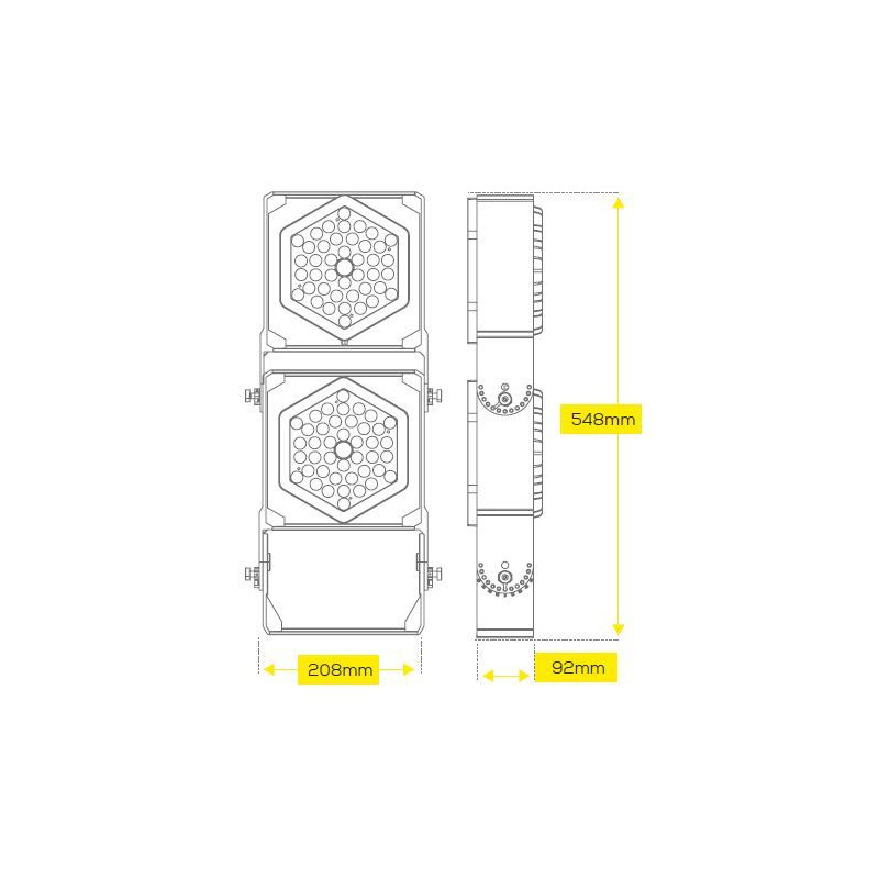 Synergy 21 LED Objekt/Stadion HC Strahler 200W IP67 cw -V - 237959 - 2