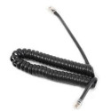 SNOM replacement handset spiral cable D7XX BLACK 100480 Snom 1 - Artmar Electronic & Security AG