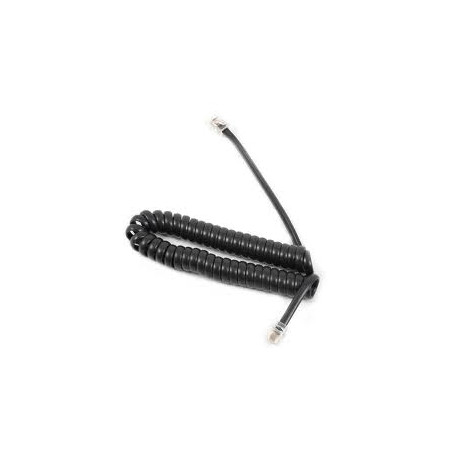 SNOM replacement handset spiral cable D7XX BLACK 100480 Snom 1 - Artmar Electronic & Security AG