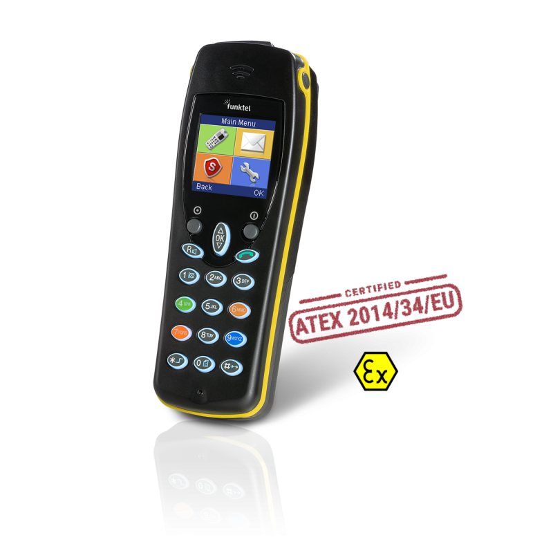 Funktel FC4Ex DECT handset with ATEX protection (FC4 Ex HS Set) 206583 Funktel 1 - Artmar Electronic & Security AG