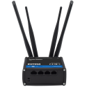 Teltonika Router 4G Industrial - 4 Ethernet ports RJ45 Fast Ethernet - Dual SIM 4G (LTE) Category 4 up to 150Mbps - 2x E