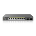 EnGenius Switch full managed Layer 2+ 10 Port &bull 8x 1 GbE &bull PoE Budget 110W &bull 8x PoE at &bull 2x SFP &bull Desktop-Sw