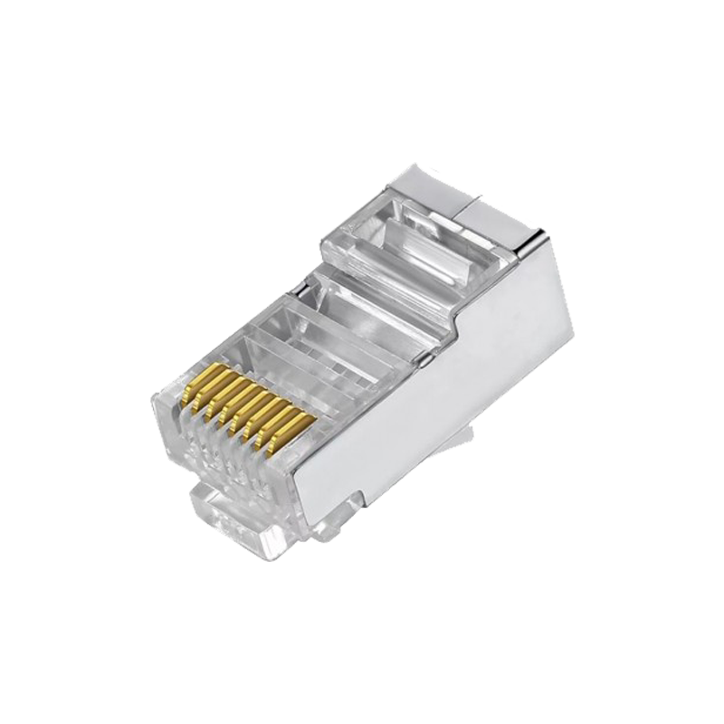 Anschlüsse - RJ45 FTP CAT 6 für Krimpung - FTP-Kabel kompatibel - 20 mm (L) - 10 mm (B) - 5 g CON300-FTP6 MARCA BLANCA 1 - Artma