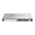 Omada PRO full managed Layer 3 Switch &bull 28 Port &bull 24x 2.5GbE, 4x SFP28 &bull PoE Budget 1440W &bull 24x PoE at/bt &bull 