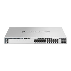 Omada PRO full managed Layer 3 Switch &bull 28 Port &bull 24x 2.5GbE, 4x SFP28 &bull PoE Budget 1440W &bull 24x PoE at/bt &bull 