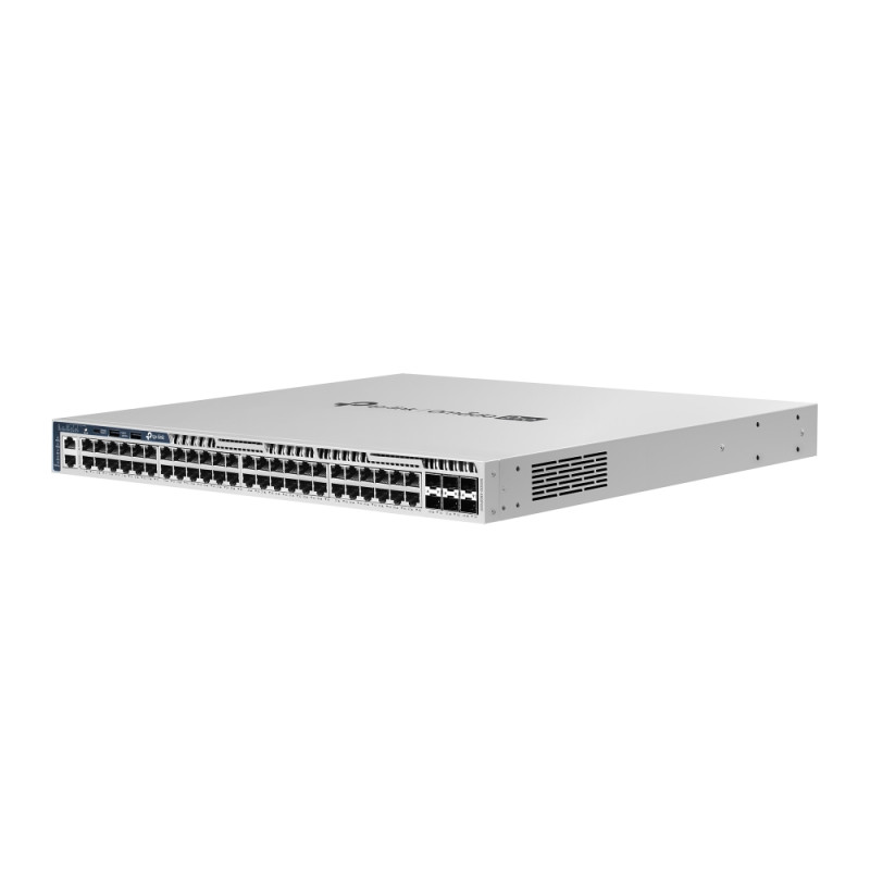 Omada PRO full managed Layer 3 Switch &bull 54 Port &bull 48x 1GbE, 6x SFP+ &bull PoE Budget 1440W &bull 48x PoE at &bull Omada 