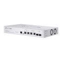 Omada PRO full managed Layer 2+ Switch &bull 6 Port &bull 4x 10GbE, 2x SFP+ &bull PoE Budget 200W &bull 4x PoE af/at/bt &bull Om