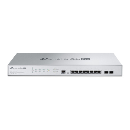 Omada PRO full managed Layer 2+ Switch &bull 10 Port &bull 8x 2.5GbE, 2x SFP+ &bull PoE Budget 240W &bull 8x PoE af/at &bull Oma