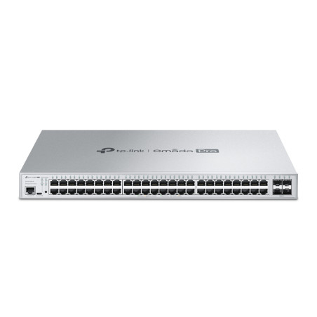 Omada PRO full managed Layer 2+ Switch &bull 52 Port &bull 48x 1GbE, 4x SFP &bull PoE Budget 384W &bull 48x PoE af/at &bull Omad