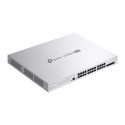 Omada PRO full managed Layer 2+ Switch &bull 28 Port &bull 24x 1GbE, 4x SFP+ &bull PoE Budget 384W &bull 24x PoE at/af &bull Oma