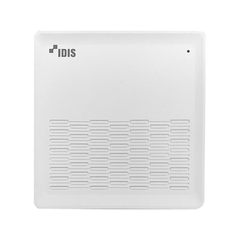 IDIS IP-Rekorder, 8 Kanäle IP, 1x SATA, eingebauter 8 Kanal PoE-Switch, NDAA, weiß - 1