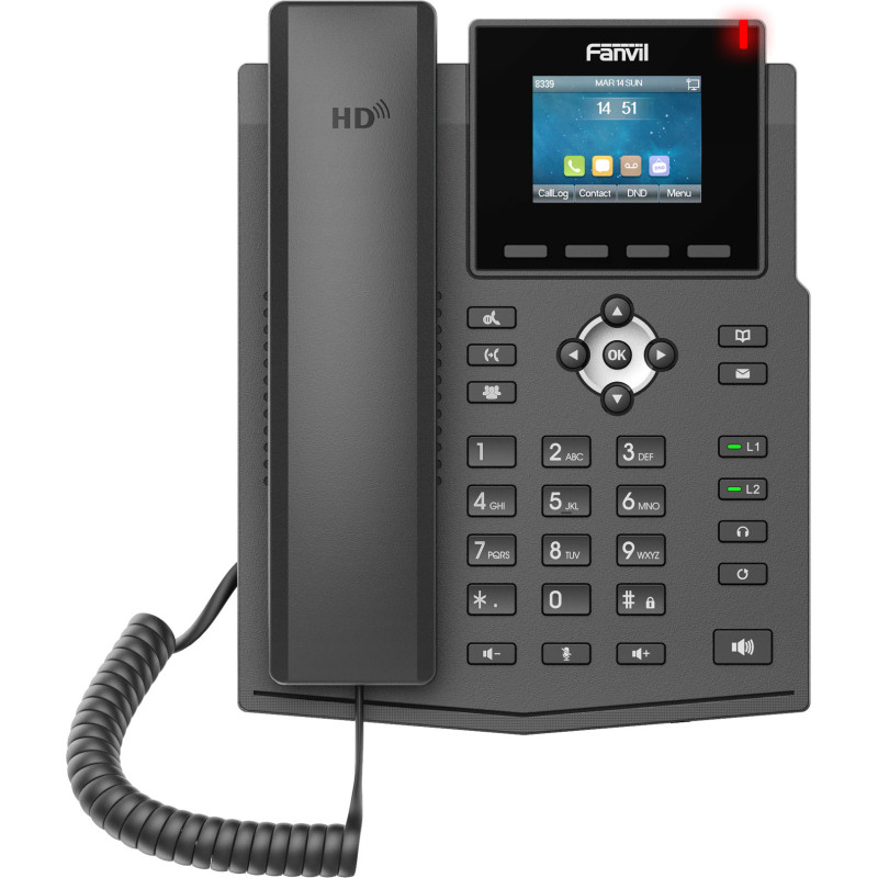 Fanvil X303P, Entry Level IP Phone / SIP / POE - 1