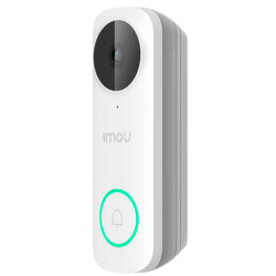 Doorbell WiFi a bateria Imou 5 Megapixel 3K - Alimentación AC / DC - Lente 2.0 mm / IR 5m - Detección de humanos por PIR - Audio