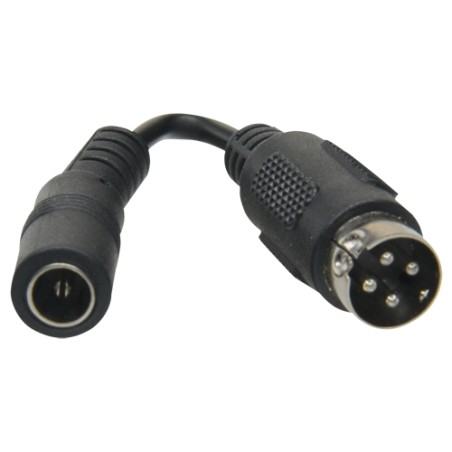 Adapter DC - 105 mm Lang - Mini-Din-Buchse - Standardstecker - Adaptiert Standard-Netzteil - Für SAFIRE-Recorder - CON-DC-HIK - 