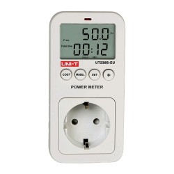 Elektrizitätsverbrauchsmesser - Ermöglicht die Kenntnis aller elektrischen Werte - Berechnung der Verbrauchskosten - Integrie