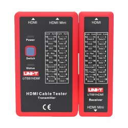 Kabel-Tester - Statusprüfung HDMI/MINI-HDM-Kabel - Bewertung von Kurzschlüsse im Kabel, gekreuzten Kabeln - Überprüfung des Z