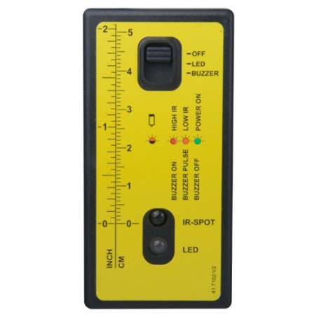 GJD - Beam Finder - Correct installation of laser detectors - LED and information buzzer - Compatible with GJD505 and GJD509 -