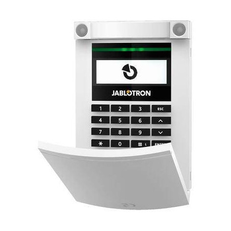 JABLOTRON access module with display, keypad and RFID