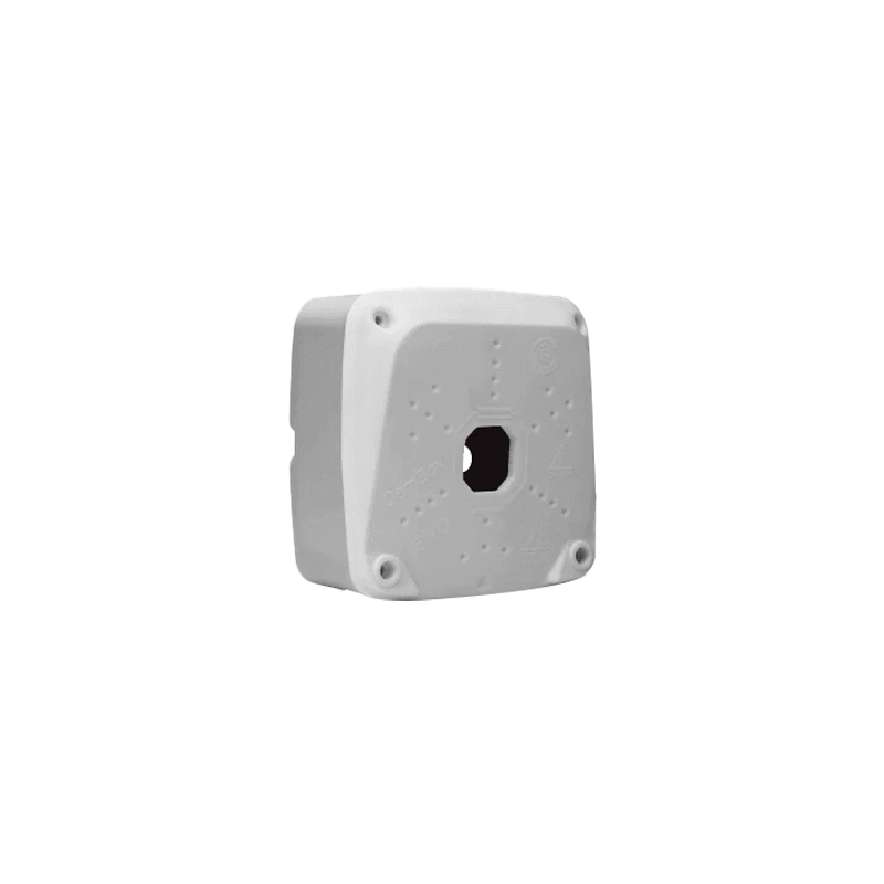 Junction box with 11 degree inclination - White color - Suitable for outdoor use - Made of plastic CBOX-HQ128 MARCA BLANC
