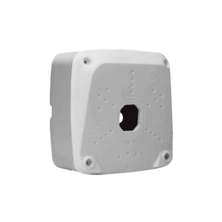 Junction box with 11 degree inclination - White color - Suitable for outdoor use - Made of plastic CBOX-HQ128 MARCA BLANC