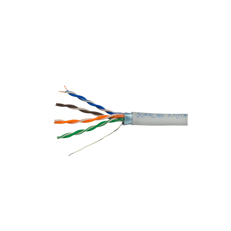 FTP cable - Category 6 - OFC conductor, 99.9% copper purity - 305 meter roll - 6 mm diameter - Compatible with Balune FT