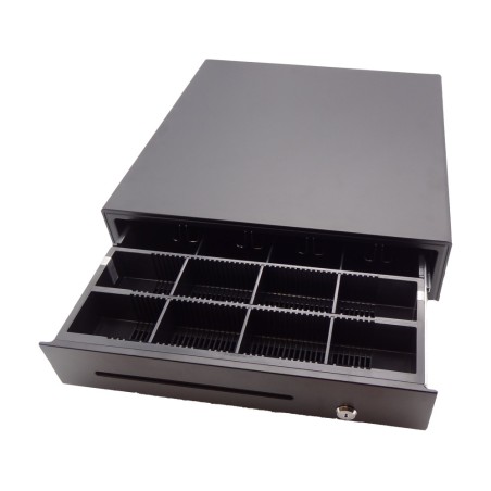 Kasse Hochwertige kugelgelagerte Kassenlade 410x420x100mm, 4 Scheinfächer, 8 Münzfächer - 194588 - 1