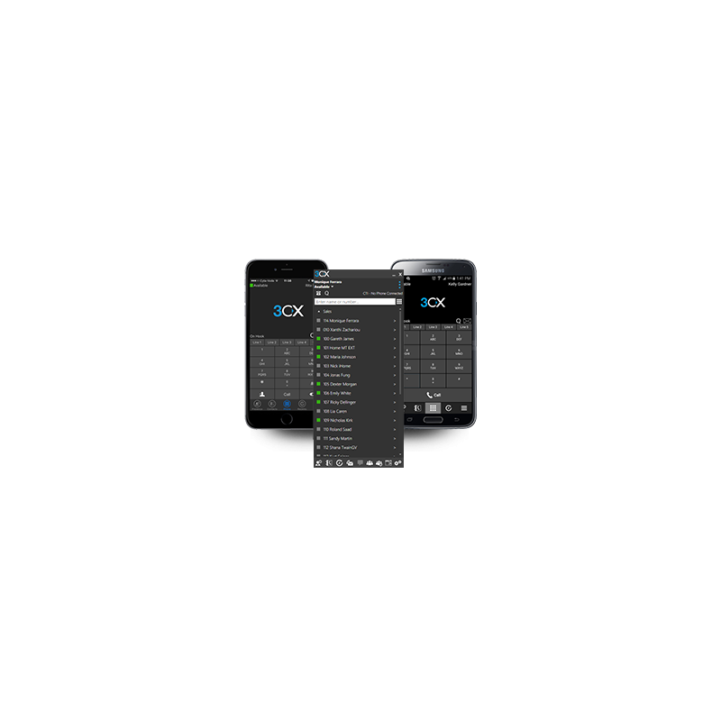 3CX Annual PBX Enterprise - 8SC - 139111 - 1