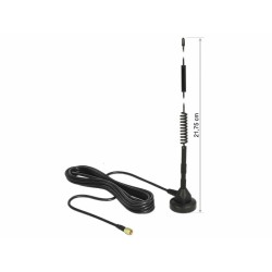ALLNET GSM-Antenne 5dbi Magnet-Rundstrahlantenne für GSM/3G/LTE 3m - 136774 - 1