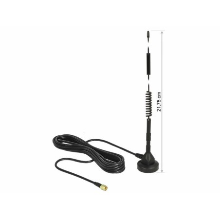 ALLNET GSM-Antenne 5dbi Magnet-Rundstrahlantenne für GSM/3G/LTE 3m - 136774 - 1