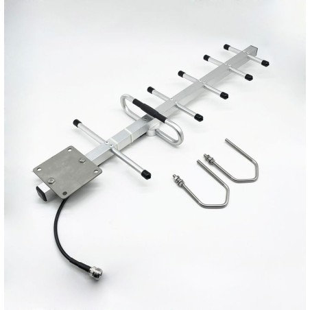 ALLNET Antenne 868MHz 10dbi Antenne (N-Female) YAGI ANT-868-10dbi-Yagi LoRA HELIUM IoT - 208181 - 1