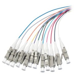 LWL-Pigtail-LC 50/125u, 2mtr. OM4, 12-Pack, farbig - 121288 - 1