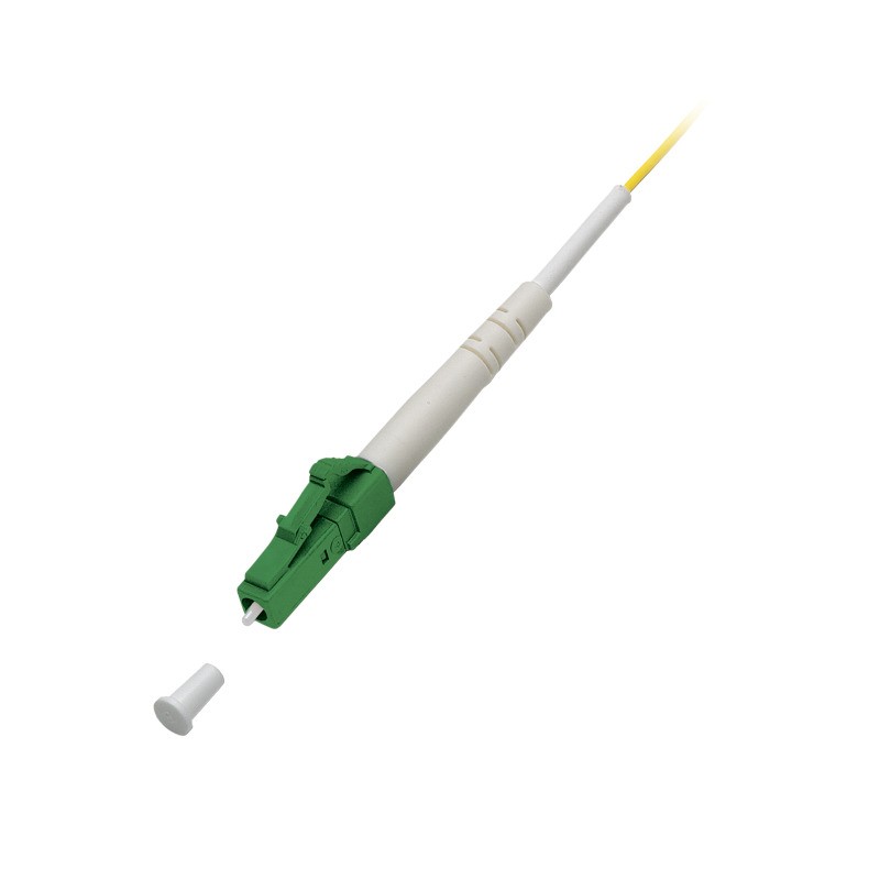 LWL-Pigtail-LC(APC8) 9/125u, 2mtr. OS2, gelb, - 127373 - 1