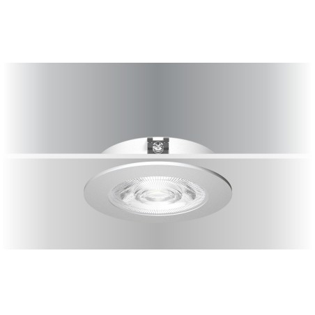 Synergy 21 LED recessed ceiling spot Helios black, round, warm white - 182374 - 1