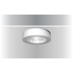 Synergy 21 LED ceiling recessed spot Helios white, round, surface-mounted frame - 182378 - 1