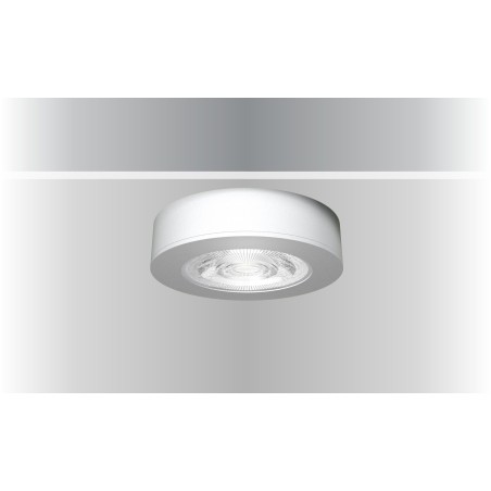 Synergy 21 LED recessed ceiling spotlight Helios black, round, surface-mounted frame - 182379 - 1