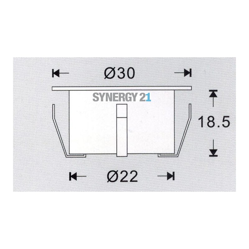 Synergy 21 Bodeneinbaustrahler ARGOS round mini IP67 cw - 109430 - 2