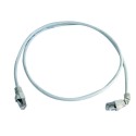 Telegärtner Patchkabel CAT6A, 0,5m, S/FTP, 1x90° - 1x180°, (ISO/IEC), - 169605 - 1