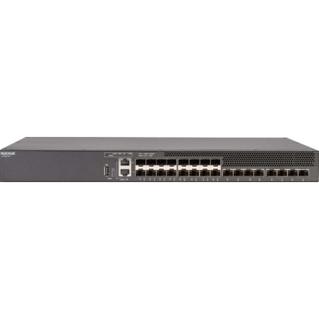 CommScope RUCKUS ICX8200-24 Switch, 24x10/100/1000 Mbps ports, 4x25 GbE SFP28 stacking/uplink-ports - 214662 - 1