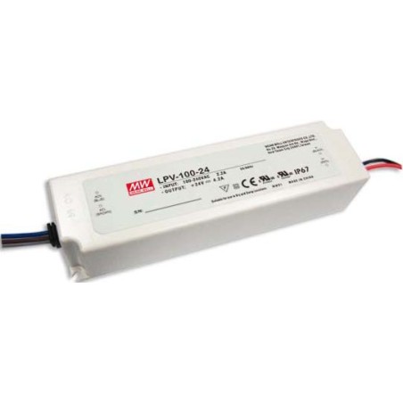 Mean Well power supply - 24V 100W IP67 - 124648 - 1