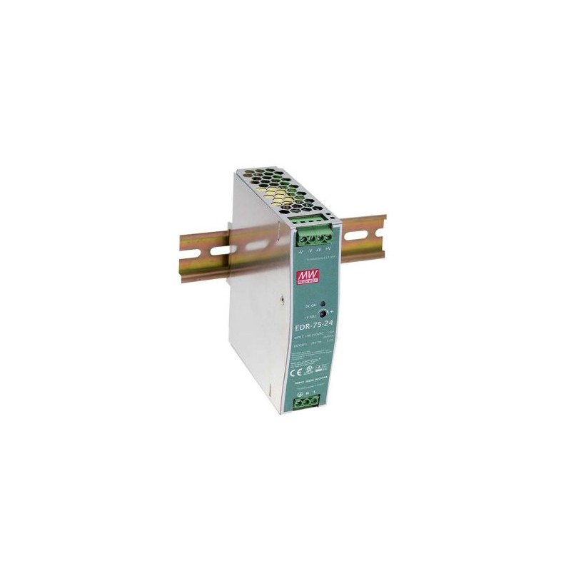 Mean Well Netzteil - 12V 75W Hutschiene - 139521 - 1