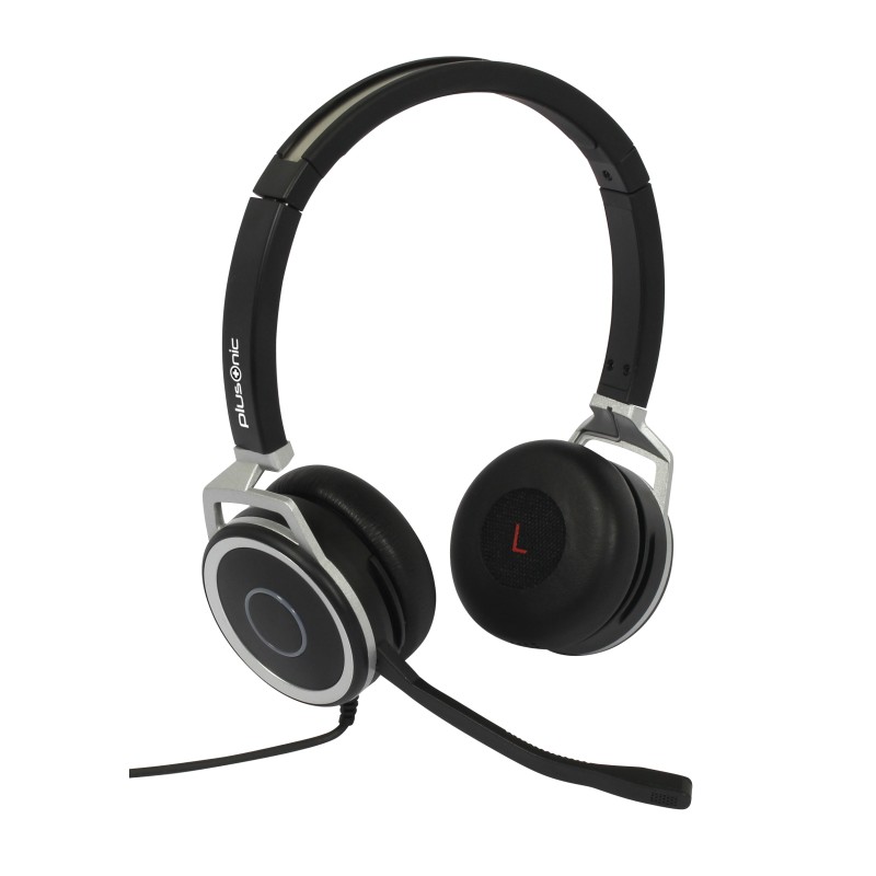 Plusonic Business Headset, 15.2P, binaural, USB & 3,5mm Klinke - 201408 - 1