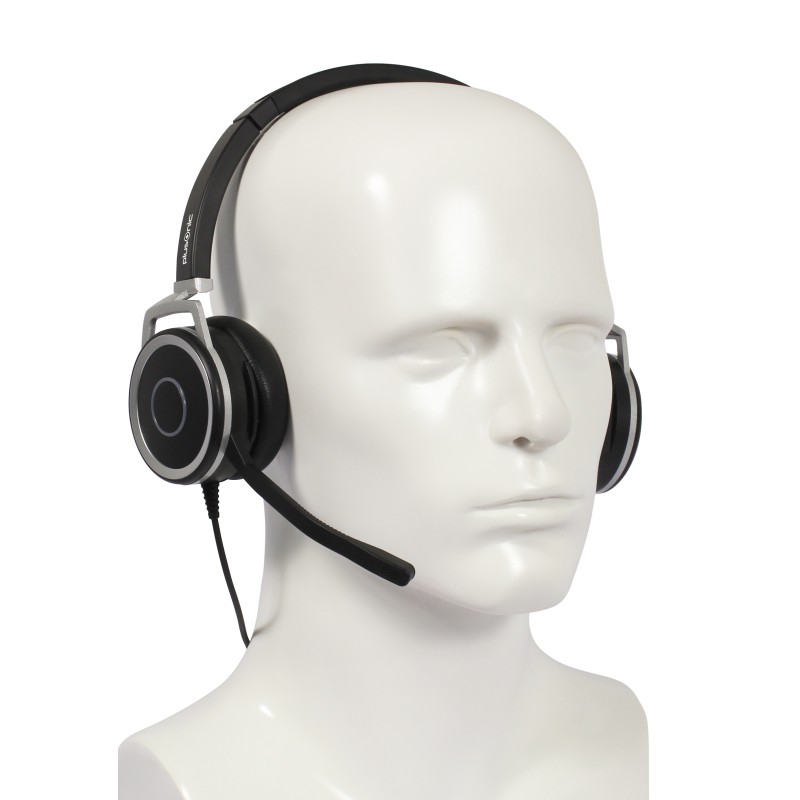 Plusonic Business Headset, 15.2P, binaural, USB & 3,5mm Klinke - 201408 - 2