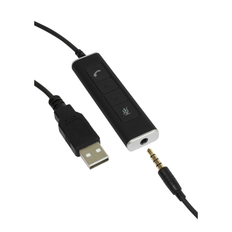 Plusonic Business Headset, 15.2P, binaural, USB & 3,5mm Klinke - 201408 - 5