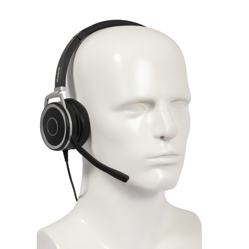 Plusonic Business Headset, 15.1P, monaural, USB & 3,5mm Klinke - 201409 - 2