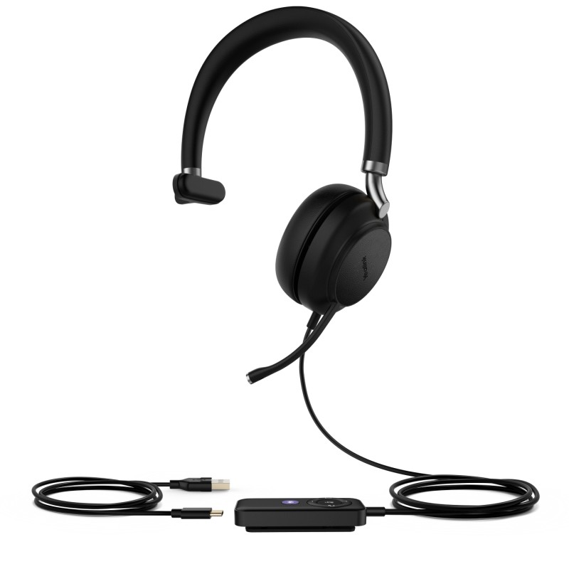 Yealink Headset - UH38 Mono Teams without battery - USB-A - 207832 - 1