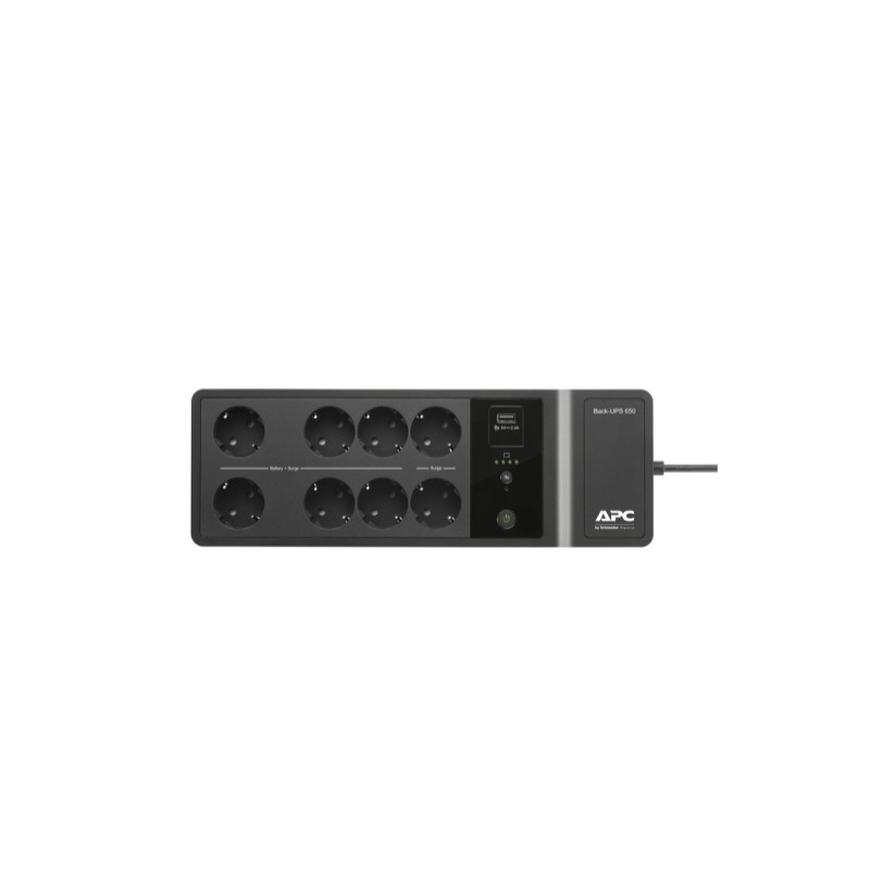 APC USV Back, 650VA, 2,6min, USB-Ladeport - 188819 - 3
